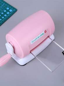 A Pink Mini Manual Die Cutting Machine - Pink - View 3