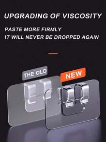 30 Stücke selbstklebende bohrerfreie Kabel-Haken, Kabelklemmen, Außenleuchten-Clips und Schreibtisch-Kabelhalter