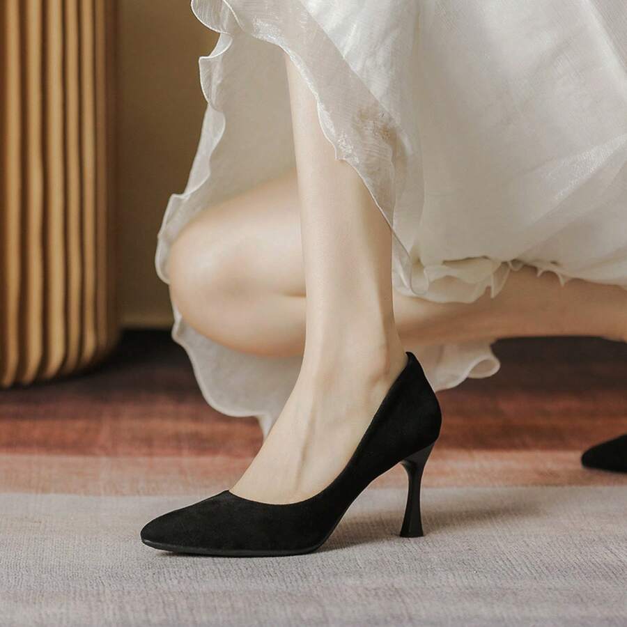 Women Pumps - 黑色9CM - 查看 1