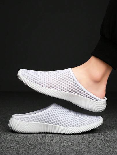 Summer Unisex Breathable Mesh Knit Slip-On Casual Shoes, Lightweight Non-Slip Comfortable Sports Sneakers, Fashion Slip-On Loafers