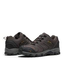 Men's Low Top Waterproof Hiking Shoes Trekking Trails Outdoor Work Shoes - màu nâu - Xem 1