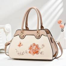 Women Top Handle Bags - 卡其色 - 查看 4