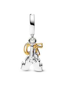Disney 1 Piece Of 925  Sterling Silver Pendant Bead Necklace, Suitable For The Original DI.Y Bracelet, Women's Birthday Engagement Fashion Jewelry Gift Hot-Selling Style.