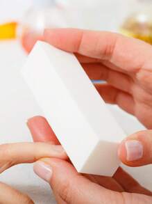 10/6/2 件指甲抛光块,适用于水晶甲和天然甲,4 面打磨抛光块,适用于凝胶甲,指甲油抛光锉刀套装,专业美甲抛光机抛光块,散装中粗砂