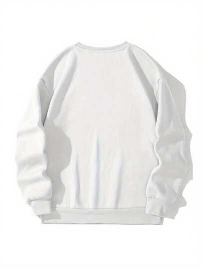 GRDR Men's Casual Solid Color Pullover Crew Neck Sweatshirt