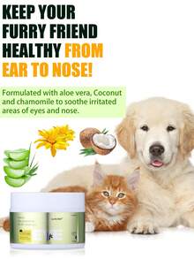 GJYC PET Pet Eye Cleaning Wipes, For Dogs & Cats - Removes Dry Mucus, Discharge and Tear Stains, 120 Pieces