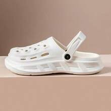 Lightweight Breathable Sandals Men Summer New Outdoor Anti-Slip EVA Slides Beach Casual Closed Toe Slippers - White - View 5