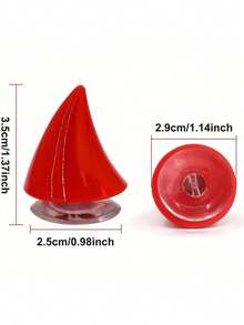 2 CÁI Mũ bảo hiểm xe máy dễ thương sừng cao su trang trí cho xe máy địa hình mũ bảo hiểm toàn mặt trang trí xe máy phụ kiện ô tô - Một cỡ - Xem 7