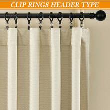 Timeper - cortina oscurecedora de terciopelo crema de 108 en 1 panel, con patrón de orejas de trigo, cortina de ventana con aislamiento térmico de lujo para sala de estar, recámara, pestaña trasera y - Beige Crema - Ver 7