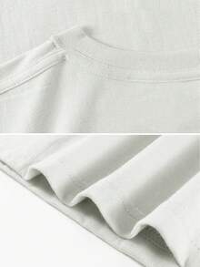 Y2K Ropa de Calle Cómoda para Todas las Estaciones, Camiseta de Manga Corta con Cuello Redondo y Estampado de Letras Inglesas Cruzadas, Estilo de Calle para Hombres, Moda Casual Versátil para Hombres y Mujeres, Camiseta Deportiva de Cuello Redondo y Manga Corta - Blanco - Ver 7