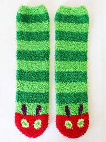 hoojojo 2 Pairs Of Sock Figurines, Hungry Caterpillars, Soft Handmade Dolls, Fun Socks, Character Performance Props, Storytelling Props, Holiday Gifts, Party Decorations, Perfect For Family, Gatherings, Back To School, And Classroom Interactions