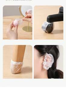 50/100个行李箱罩轮子 - 一次性旅行保护套，旅行配件，波西米亚风格