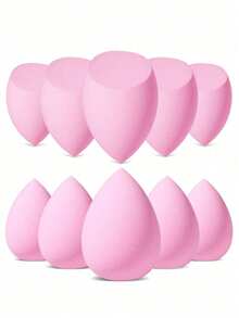 50 Stück/Set Make-up Schwamm Blender, geeignet für lose Puder, Flüssigkeiten, Cremes und Foundation, latexfrei Dual-Use Make-up Puff, weich & hautfreundlich, geeignet für Creme- & Puderkosmetik, kann nass oder trocken verwendet werden, professioneller Beauty-Schwamm, super weicher Abdeckstift-Schwamm, Gesichts-Make-up-Schwamm, Make-up-Utensilien, Make-up, günstig, Raumdekoration, Schminktisch, Reise, Schlafzimmer, Make-up-Accessoires, Puff, Make-up-Blender, Puder-Puff, Make-up-Schwamm