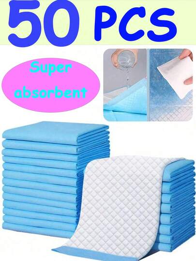 100/50/30/20Pcs Women's Disposable Incontinence Mattress - Leak-Proof Care Pad For Adults, Seniors, Postnatal Care And Pets, Suitable For Disposable Pet Mats- Super Absorbent And Waterproof Protection