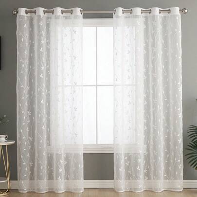 1Pc Embroidered She…