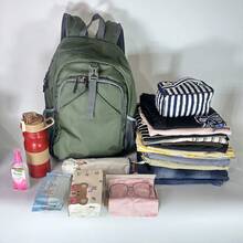 Women Fashion Backpacks - 綠色 - 查看 9