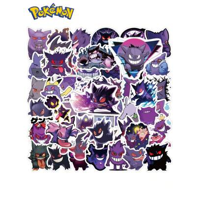 50 pezzi Adesivi Pokemon, Adesivi Pokemon Geng GUI, Decorazione per zaino, Adesivi cartoni animati, Adesivi per frigorifero e skateboard, Il miglior r