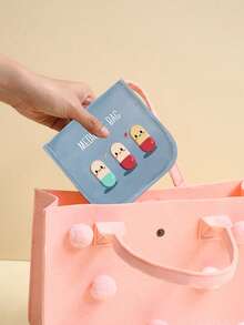 1个便携式药盒，小型药袋，药片收纳袋，印花图案，方便旅行，适合日常/户外/旅行用药，注重健康和经常旅行人士的必备品，也是必备的医疗配件，多功能布艺药袋，便携式急救包，户外旅行药袋，宿舍应急药品收纳袋（多种颜色可选） - 彩色 - 查看 7