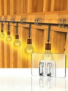 30 Stücke selbstklebende bohrerfreie Kabel-Haken, Kabelklemmen, Außenleuchten-Clips und Schreibtisch-Kabelhalter