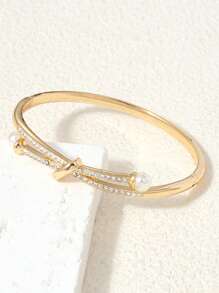 1pc Elegant Women's Jewelry, Minimalist Design Bracelet, Unique & Chic