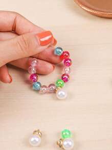 0.3mm Non-Elastic Fishing Wire (Approx. 60m) - Diy Bead Material/Jewelry Making Wire Transparent Polyamide/Nylon/Crystal Fishing Wire/DIY Bead Jewelry Material Accessories Transparent Wire Handmade Wire Crystal Fishing Wire Elastic Fishing Wire. - White - View 6