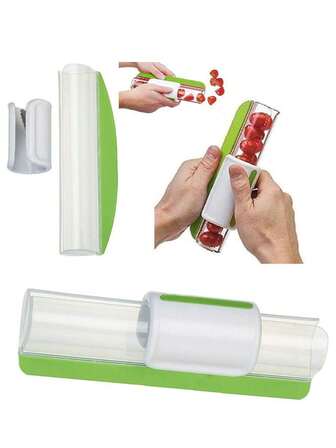 1 st, körsbärstomatskärare, druvskärare, multifunktionell druvskärare, liten fruktskärare, druvkökstillbehör, tårtdekorationsverktyg, fruktskärare, köksredskap Kökstillbehör