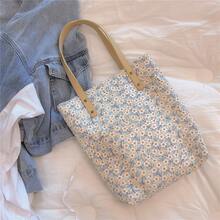 Women Shoulder Bags - 色底小白花 - 查看 3