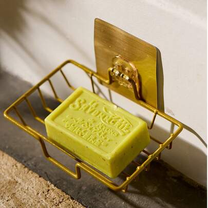 Cirelle Stainless Steel Soap Dish Wall Mounted Bathroom Soap Holder For Drain, No Drilling Needed Home Bathroom Decor Summer Back To School, Rama Comfort Home, New Year, Christmas Gift, High-End Hotel Supplies, Dorm Essentials, Summer Home Decor