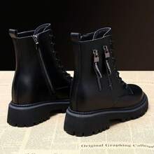 Women Equestrian Boots - 米色單靴 - 查看 5