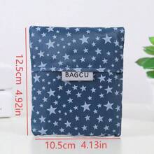 1pc Multifunctional Foldable Shopping Bag, 50*38cm, Reusable Portable Shopping Bag, 2025 Best Selling New Model, Supermarket Tote Bag, Wide Strap, Non-Chafing, Waterproof Handbag, Made Of Durable Polyester, Healthy & , Practical & Stylish