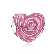 1件精美心形串珠玫瑰花、情人节串珠四叶草、向日葵、春日蝴蝶、U型串珠情侣串珠四叶草、爱情春花、绿色串珠、紫色串珠四叶草、孔雀羽毛、满钻、方形吊坠串珠惊喜礼物、适合原创手链、魅力女性、珐琅工艺珠宝礼物 - 金色 - 查看 23