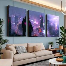 Cybernetic Night Decorative Frame MDF Mosaic Living Room Bedroom Office HD Printing