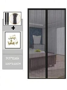 1Set Magnetic Screen Door(Send Thumbtack), Door Screen Magnetic Closure-Keeps Bugs Out Let Breeze In, Heavy Duty Mesh - Pet And Friendly, Works With Front Doors, Sliding Doors - Multicolor - View 19