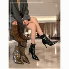Women Pant Boots - 棕色單裡 - 查看 2