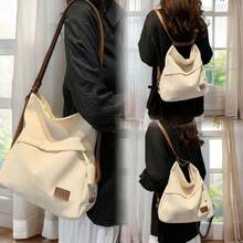 Women Fashion Backpacks, School Backpack - 6105黑色[防潑水布料] - 查看 3