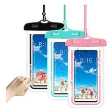 Pack de 5pz Funda Bolsa Contra Anti Agua Celular Protector Impermeable - Multicolor - Ver 3