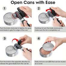 Manual Can Opener With Safe Side Cut And Smooth Edge Durable Sharp Blade EffortSaving Knob And Comfortable NonSlip Handle Green - 綠色 - 查看 6
