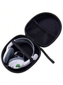 1pc Hard Shell Earphone Carrying Case/Earphone Travel Bag/Earphone Pouch/Universal Handheld Earphone Storage Box/Outdoor & Home Storage Box - Multicolor - View 4