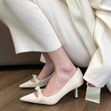 Women Heeled Sandals - 香草白3cm - 查看 5