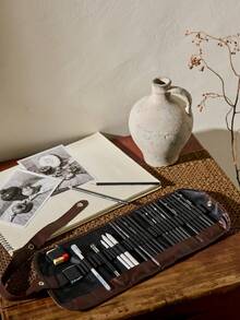 Cirelle Drawing Pencils Sketch Pencil Art Supplies Set,Professional Sketching Art Graphite Charcoal Blending Stump Pencils Kit (29 Art Supplies) Back To School , Family Dining, High-End Restaurants Supplies, Housewarming Gift, Summer Home Decor