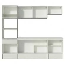 Madesa Topazio Modular Complete Integral Kitchen 240cm White Color - White - View 10