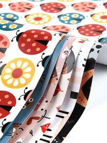 1set 6 Sheets Gift Wrapping Paper With Accessories,Holiday Gift Wrapping Paper,Birthday Gift Box Gift Wrapping DIY, Gift Wrapping Paper For Birthday, Holiday, Wedding, Party,Gift Wrapping