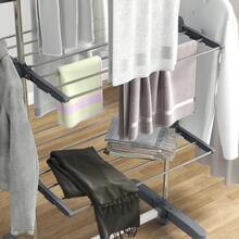 HOMCOM Stendibiancheria - Grigio Scuro - Visualizzare 10