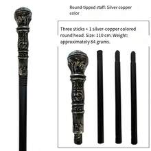 Accessori per cosplay di Ognissanti per adulti e bambini, scettro a forma di testa di serpente, bastone del re, bacchetta magica da strega o mago, faraone