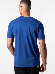 Premium Men's T-Shirt Designed For Summer - 寶藍色 - 查看 2