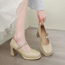 Women Platforms & Wedge Sandals - 裸色升級版 - 查看 4