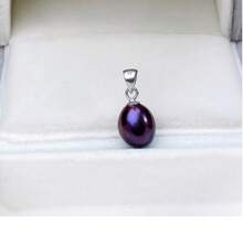 1pc Simple 7mm Teardrop Pearl Pendant, Suitable For Everyday Wear - Pendants - View 7