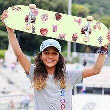 50 张粉色励志贴纸 可爱粉色美学贴纸 励志贴纸包 卡哇伊语录贴纸 乙烯基防水贴纸 适用于水瓶、电脑、笔记本电脑、手机、行李箱、笔记本、冰箱、学校用品、返校 - 彩色 - 查看 4