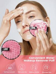 6pcs/2pcsMakeup Remover Puff Reusable Makeup Remover Pads For Gently And Effectively Removing Everyday Makeup, Including Foundation, Mascara, Eyeshadow, And Lipstick,Makeup,Cheap,Room Decor,Vanity,Travel,Bedroom,Makeup Accessories,Puff,Makeup Blender,Powder Puff,Makeup Sponge,Cheap,Stocking Stuffers,Makeup,Makeup Tools,Cheap Stuff,Gifts,Gifts For Women,Christmas Gifts - Multicolor - View 6