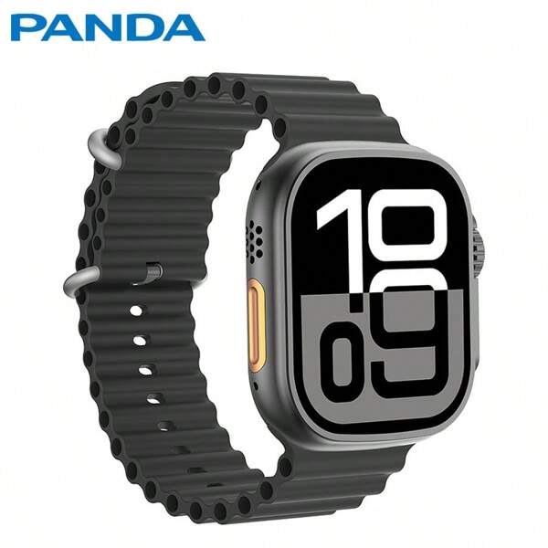 PANDA Smartwatch de voz por IA - Asistente inteligente multifuncional + salud: control de voz por IA | Conectividad con ChatGPT | Pantalla táctil a color de 2.2" | Esferas de reloj personalizadas por IA | Seguimiento de ritmo cardíaco/oxígeno en sangre/sueño | GPS + múltiples modos deportivos | Resistente al agua IP68 | Llamadas y notificaciones | Seguimiento de acciones + detección de ruido | Compatibilidad con pago en varios países. Adecuado para negocios, fitness, actividades al aire libre, estudiantes. Compatible con Android e iOS. Batería de 450mAh incluida.